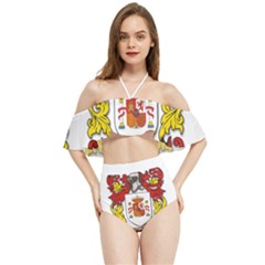 Halter Flowy Bikini Set  