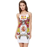Zabaeleche Coat of Arm Summer Tie Front Dress