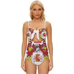 Knot Front One-Piece Swimsuit 