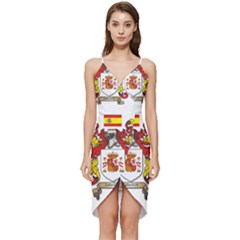 Wrap Frill Dress 
