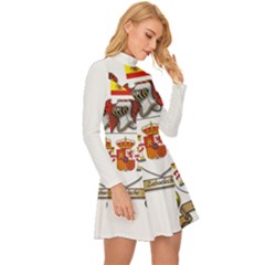 Long Sleeve Velour Longline Dress 