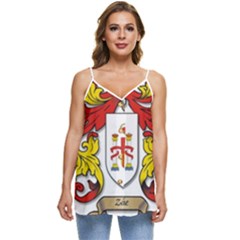 Casual Spaghetti Strap Chiffon Top 