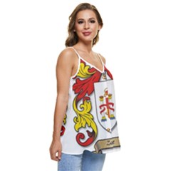 Casual Spaghetti Strap Chiffon Top 
