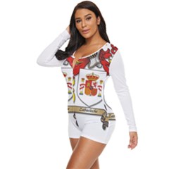 Long Sleeve Boyleg Swimsuit 