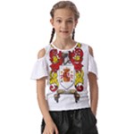 Zabaeleche Coat of Arm Kids  Butterfly Cutout Tee