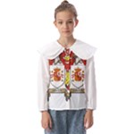 Zabaeleche Coat of Arm Kids  Peter Pan Collar Blouse