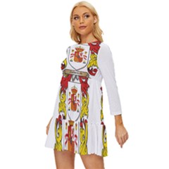 Long Sleeve Babydoll Dress 