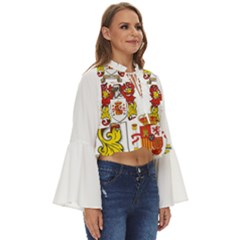 Boho Long Bell Sleeve Top 