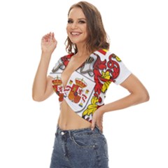 Twist Front Crop Top 