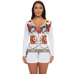Long Sleeve Boyleg Swimsuit 