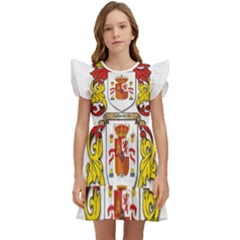 Kids  Winged Sleeve Dress 