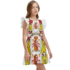Kids  Winged Sleeve Dress 