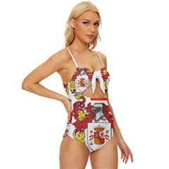 Knot Front One-Piece Swimsuit 