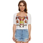 Zabaeleche Coat of Arm Button up blouse