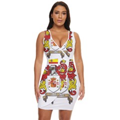 Draped Bodycon Dress 