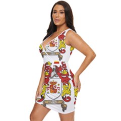 Draped Bodycon Dress 