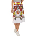 Zabaeleche Coat of Arm Midi Panel Skirt