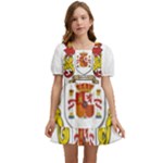 Zabaeleche Coat of Arm Kids  Short Sleeve Dolly Dress