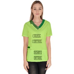 Women s V-Neck Scrub Top 