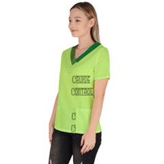 Women s V-Neck Scrub Top 
