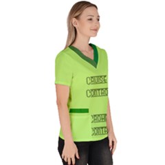 Women s V-Neck Scrub Top 