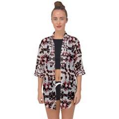 Open Front Chiffon Kimono 