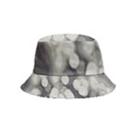 Gray circles of light Inside Out Bucket Hat (Kids)