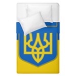 Flag Of Ukraine Coat Of Arms Duvet Cover Double Side (Single Size)