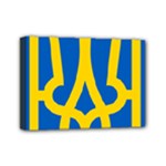 Coat of Arms of Ukraine Mini Canvas 7  x 5  (Stretched)