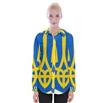 Coat of Arms of Ukraine Womens Long Sleeve Shirt