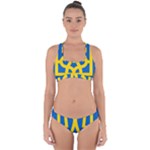 Coat of Arms of Ukraine Cross Back Hipster Bikini Set