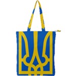 Coat of Arms of Ukraine Double Zip Up Tote Bag