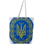 Coat of Arms of Ukraine, 1918-1920 Full Print Rope Handle Tote (Large)