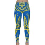 Coat of Arms of Ukraine, 1918-1920 Lightweight Velour Classic Yoga Leggings