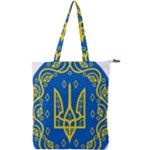 Coat of Arms of Ukraine, 1918-1920 Double Zip Up Tote Bag