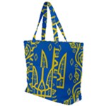 Coat of Arms of Ukraine, 1918-1920 Zip Up Canvas Bag