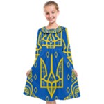 Coat of Arms of Ukraine, 1918-1920 Kids  Midi Sailor Dress