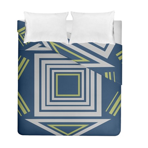 Abstract pattern geometric backgrounds   Duvet Cover Double Side (Full/ Double Size) from ArtsNow.com