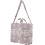 Abstract pattern geometric backgrounds   Square Shoulder Tote Bag