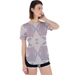 Abstract pattern geometric backgrounds   Perpetual Short Sleeve T-Shirt