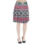 Abstract pattern geometric backgrounds   Pleated Skirt