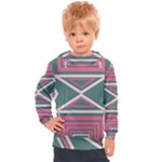 Abstract pattern geometric backgrounds   Kids  Hooded Pullover