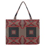 Abstract pattern geometric backgrounds   Zipper Medium Tote Bag