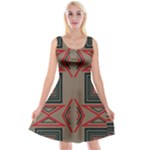 Abstract pattern geometric backgrounds   Reversible Velvet Sleeveless Dress