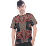 Abstract pattern geometric backgrounds   Men s Sport Top