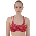 Folk flowers print Floral pattern Ethnic art Line Them Up Sports Bra