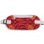 Folk flowers print Floral pattern Ethnic art Rounded Waist Pouch