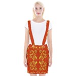 Folk flowers print Floral pattern Ethnic art Braces Suspender Skirt
