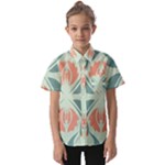 Folk flowers print Floral pattern Ethnic art Kids  Short Sleeve Shirt