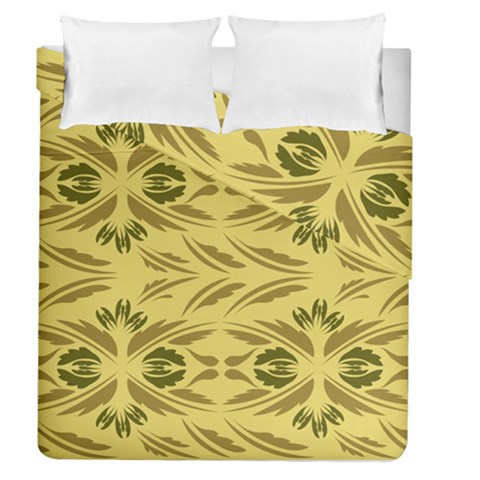 Folk flowers print Floral pattern Ethnic art Duvet Cover Double Side (Queen Size) from ArtsNow.com